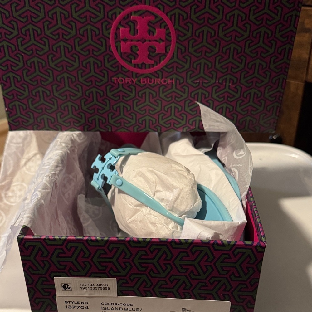 Tory Burch Island Blue Roxanne Jelly